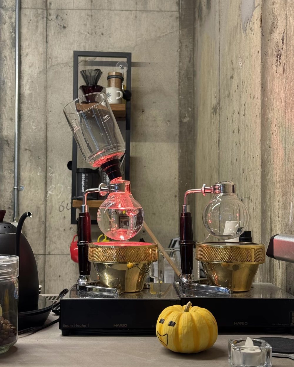 Siphon coffee equipment
