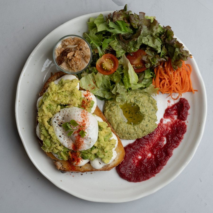 Smashed Avocado Plate